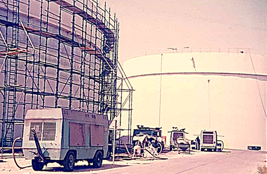Blasting and Painting for Storage Tanks