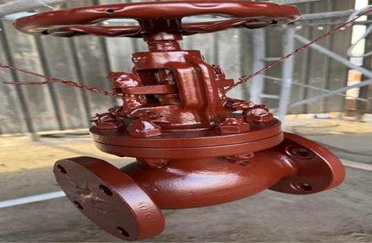 Blasting and Painting for Valves
