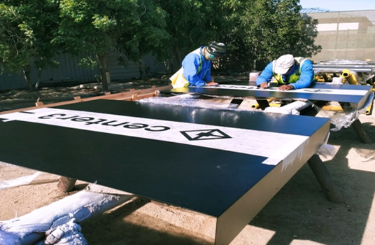 Stenciling for Control Panels